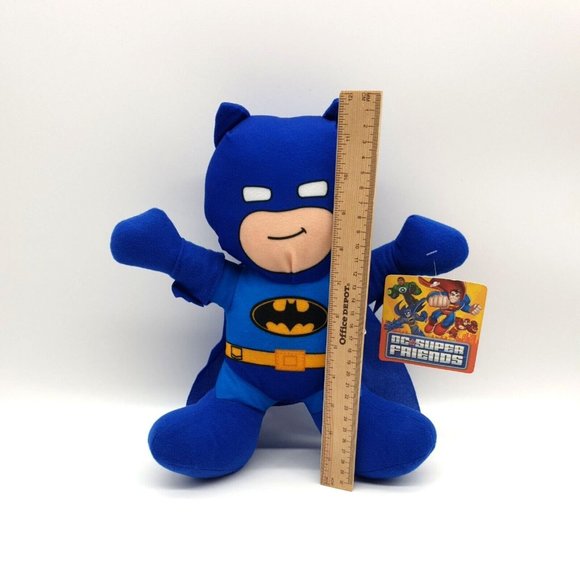 DC Super Friends Batman Toy Factory Plush 12" Sanitized Clean Child Gift Hero - Picture 2 of 10